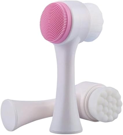 2-in-1 Silicone Facial Cleansing Brush & Massager